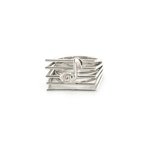 Anello  Pentagramma solitario SI