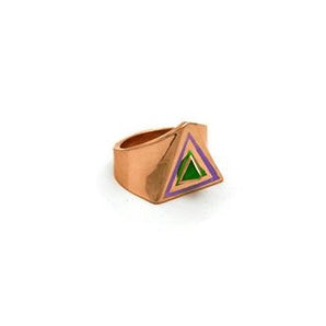 Anello 'Triangolo' Geometric